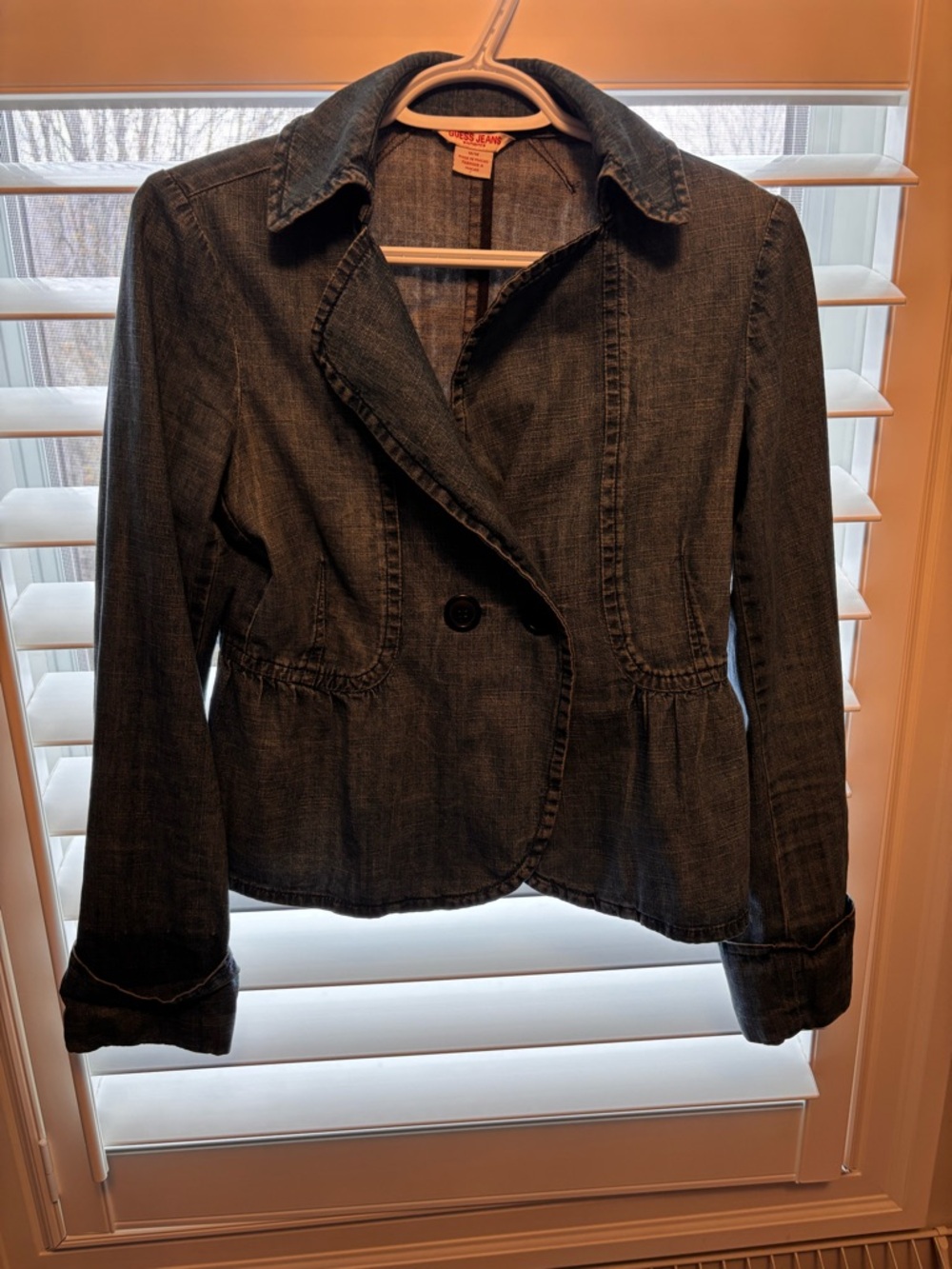 Guess Women's Blue Denim Jacket